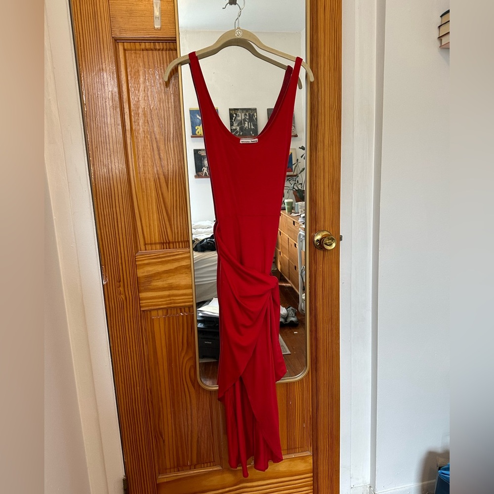 Reformation Red Midi Dress - Picture 2 of 4
